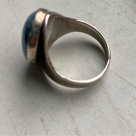 Sterling and stone ring - Picture 9 of 15